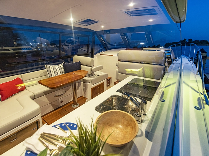 MJM 42 Salon and Galley